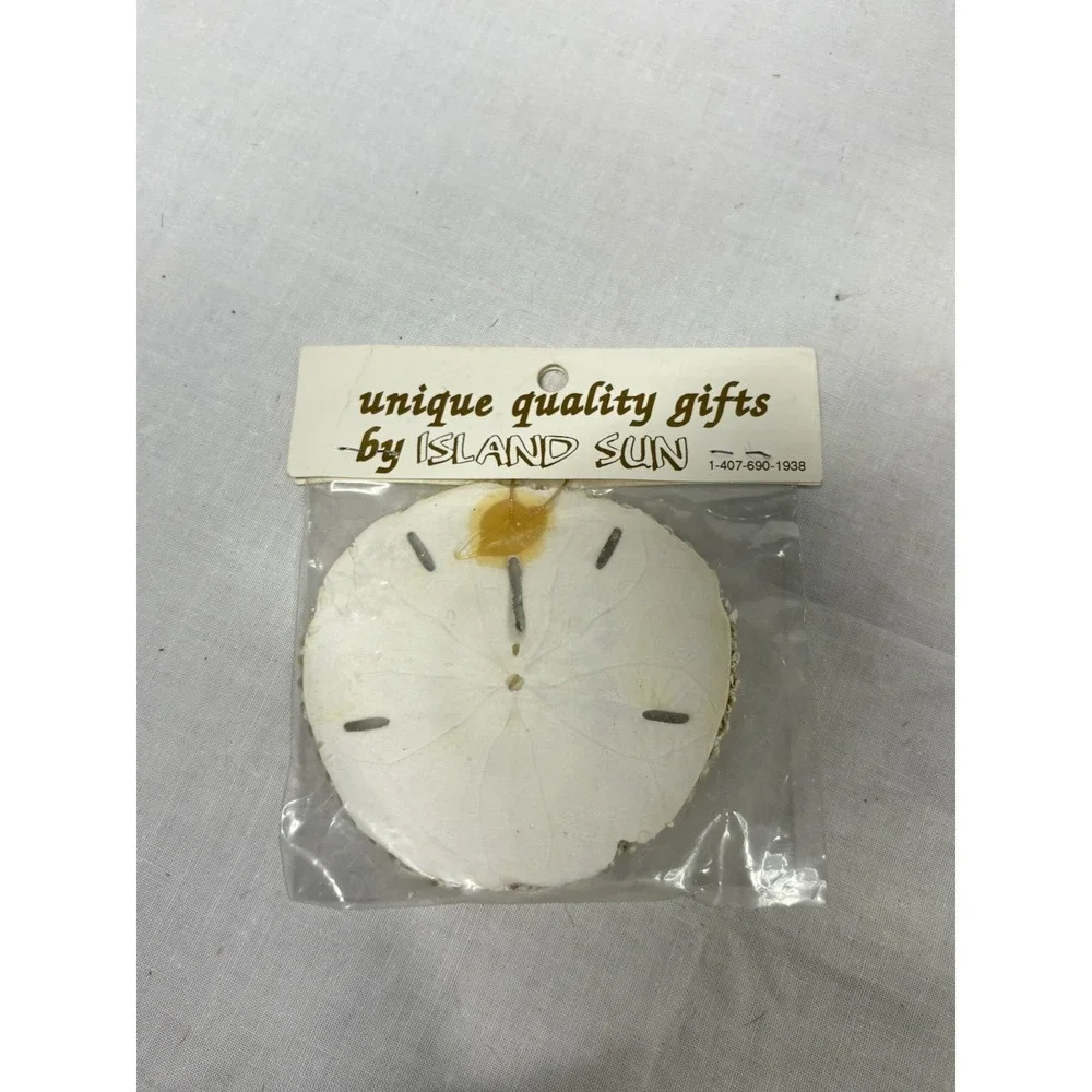 Vintage Island Sun Sand Dollar Souvenir Sealed Package‎ Beach Decor St. Thomas